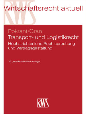 cover image of Transport- und Logistikrecht